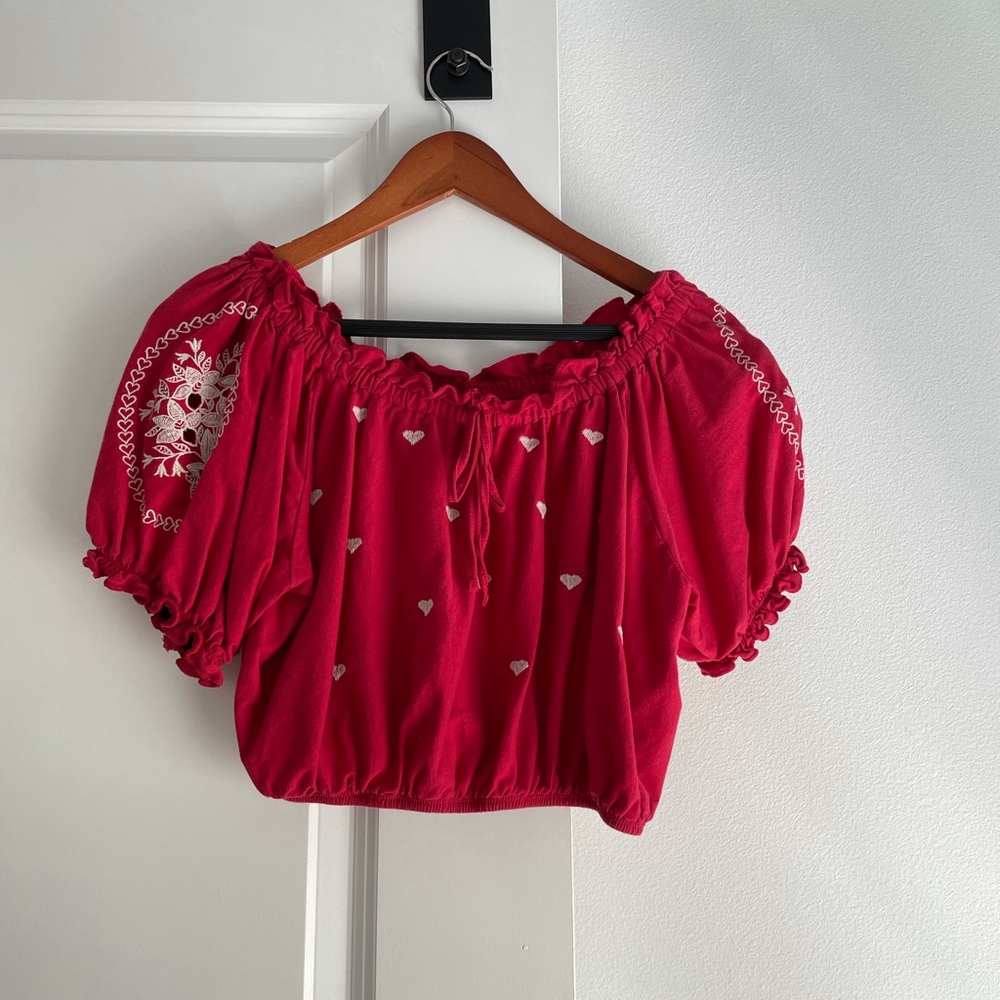 Off the Shoulder Top from Topshop